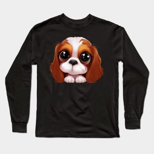 Barkfectly Pawsome Cavalier King Charles Spaniel Long Sleeve T-Shirt